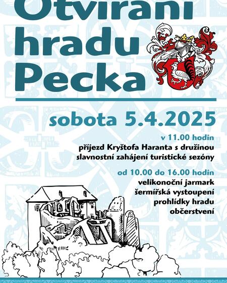 OTVÍRÁNÍ HRADU PECKA 2025