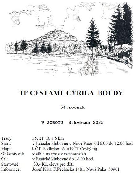 Pochod Cestami Cyrila Boudy
