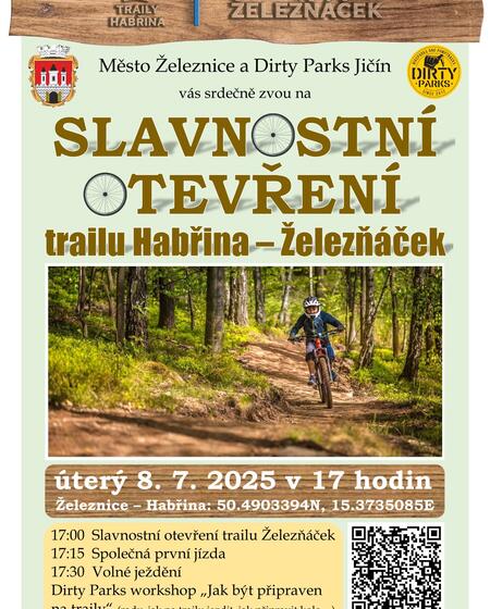Slavnostní otevření trailu Habřina - Železňáček