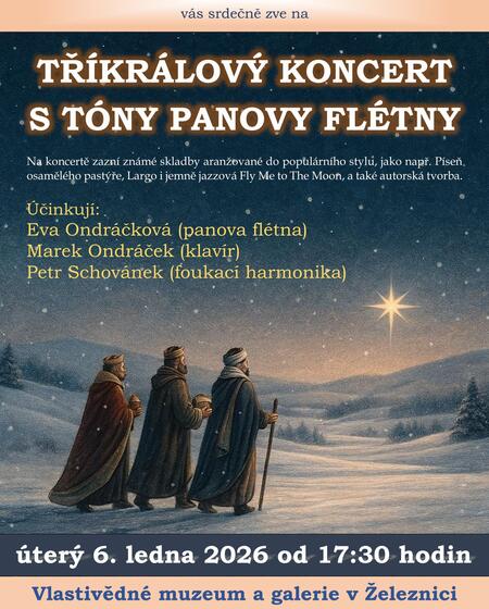 Tříkrálový koncert s tóny panovy flétny