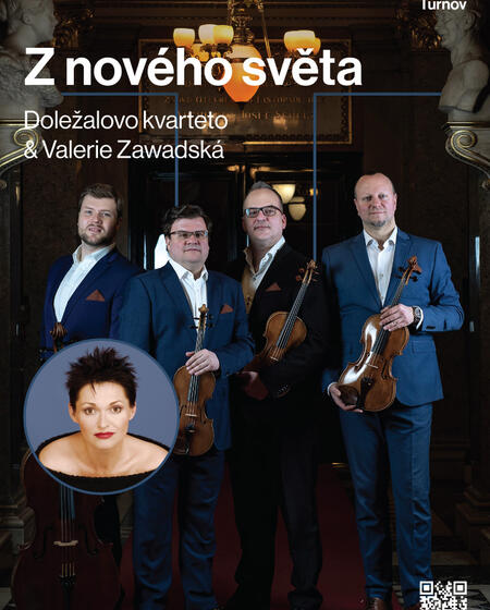 Turnovský hudební večer: Z Nového světa Doležalovo kvarteto a Valérie Zawadská