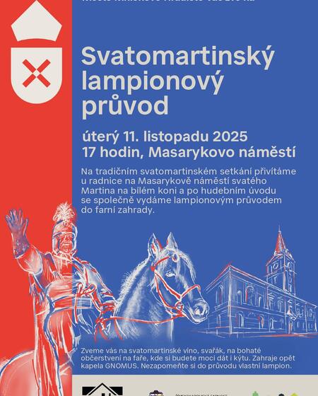 Svatomartinský lampionový průvod Mnichovo Hradiště