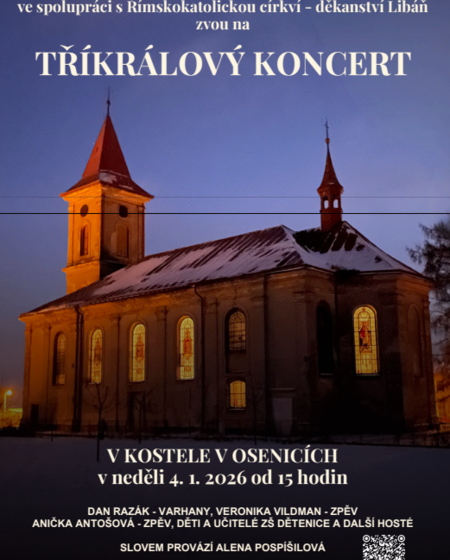 Tříkrálový koncert v Osenicích