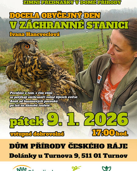 Zimní přednášky v Domě přírody Českého ráje