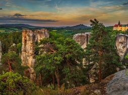 Hrubá Skála panorama