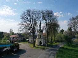  kaplica św. Havla z 1888 roku w Havlovicach