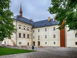 The Svijany Castle Courtyard after renovation