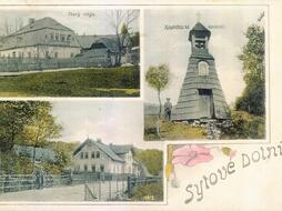 Historická pohlednice z Dolní Sytové