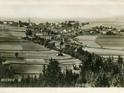  Bozkov od Cimbálu, pohlednice z roku 1944