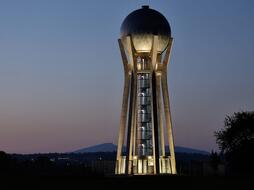 Ohrazenice - water tank, night view