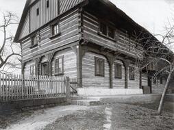 Č.p. 23, Holánův statek, černobílá fotografie