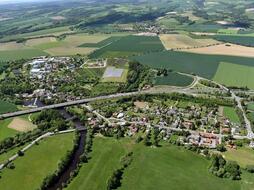Svijany, aerial view