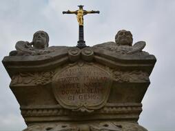 Kreuz aus Gusseisen in Slaná