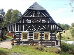 Holzhütte in Slaná