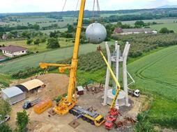 Ohrazenice - water tank construction
