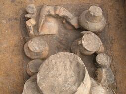 Příšovice „Na Cecilce“: žárový hrob č. 74 z pozdní doby bronzové vypreparovaný v roce 2006