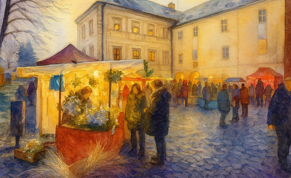 advent na zámku svijany