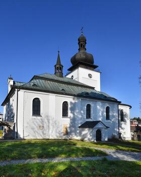 Kostel Navštívení Panny Marie Bozkov český ráj